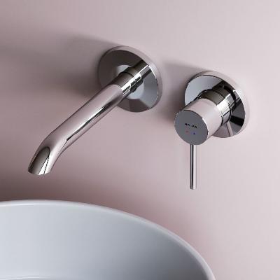 Смеситель для раковины (умывальника) AM.PM Libre F6072600 хром встраиваемый