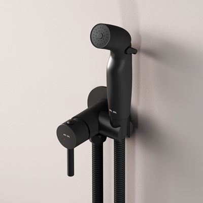 Гигиенический душ со смесителем AM.PM Above F0H9X022 черный встраиваемый