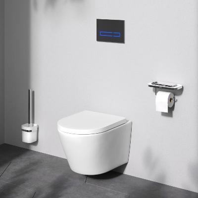 Унитаз подвесной AM.PM X-Joy C851900SC безободковый с сиденьем микролифт, белый