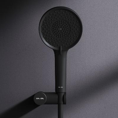 Душевой гарнитур AM.PM X-Joy F01185A022 держатель, шланг, лейка 3 режима, черный