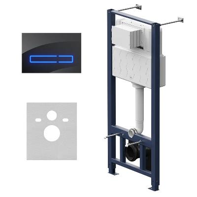 Инсталляция для подвесного унитаза AM.PM Pro I012704.50A38 с сенс. клавишей чёрный глянец