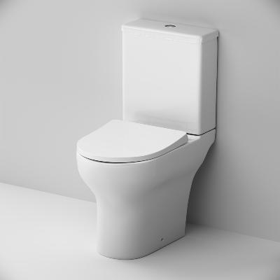 Унитаз-компакт AM.PM Force C9F8600LMSC безободковый с сиденьем микролифт, белый