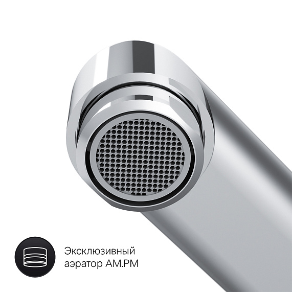 Смеситель для ванны и душа AM.PM Like F8090016 длинный излив, хром-3