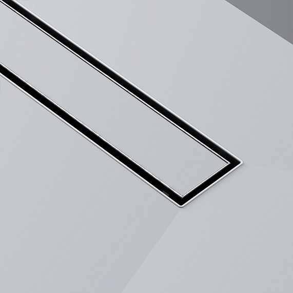 Душевой трап (лоток) 70 AM.PM MasterFlow W01SC-U11-070-04SB комбинированный затвор со стальной матовой решеткой под плитку-17