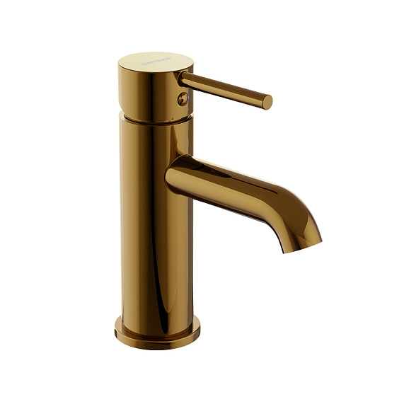 Смеситель для раковины (умывальника) Damixa Scandinavian Pure 360210600 золото-2