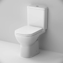 Унитаз напольный AM.PM Moxie C9M8601SC безободковый с сиденьем микролифт, белый