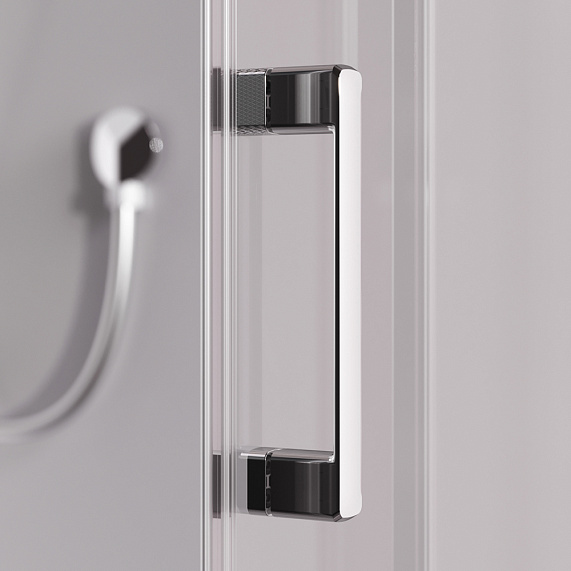 Душевая кабина 120x80 AM.PM Above W9XC-403-12080MT профиль серебристый, низкий поддон-4