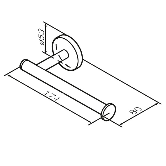 Набор аксессуаров AM.PM X-Joy золото (крючок, кольцо, держатель туалетной бумаги)-5