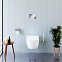 Унитаз подвесной Damixa Scandinavian Pure DX36C1701SC безободковый с сиденьем микролифт, белый