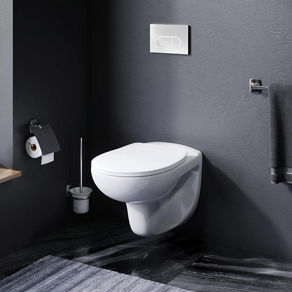 Унитаз подвесной Damixa Willow DX15C1700SC безободковый с сиденьем микролифт, белый
