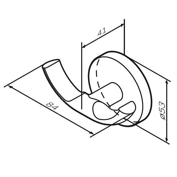 Набор аксессуаров AM.PM X-Joy золото (крючок, кольцо, держатель туалетной бумаги)-4