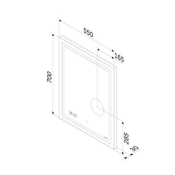 Мебель для ванной 45 AM.PM X-Joy подвесная, белый глянец подвесная-7