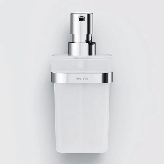 Дозатор для мыла настенный стеклянный AM.PM Func A8F36900 хром-4