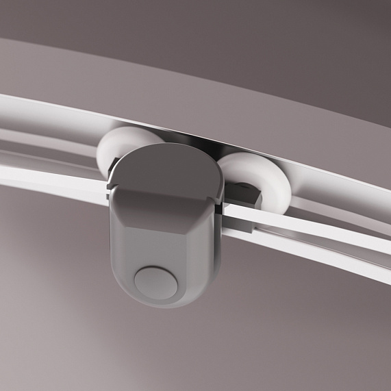 Душевая кабина 90x90 AM.PM Above W9XC-401-9090MT профиль серебристый, низкий поддон-7