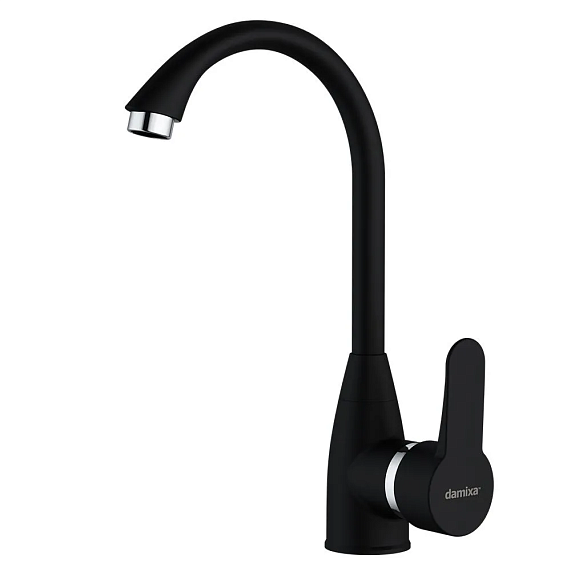 Смеситель для кухни Damixa Saturn 207000300 из полимера, черный