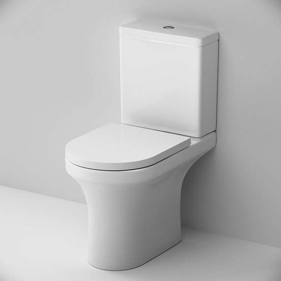 Унитаз-компакт напольный AM.PM X-Joy C85A8601SC безободковый с сиденьем микролифт, белый-3