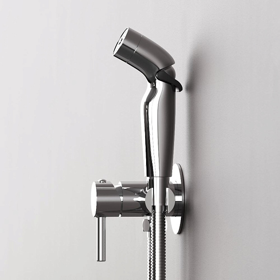 Гигиенический душ со смесителем AM.PM Above F0H9X000 хром встраиваемый-4