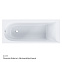 Ванна акриловая 170x70 AM.PM Spirit W72A-170-070W-A2 белая глянцевая