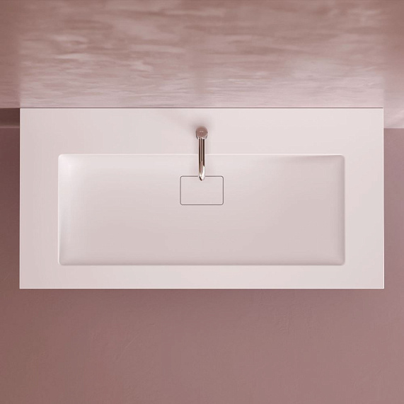 Раковина мебельная 100 AM.PM Libre M60WPC100SWM белая встраиваемая