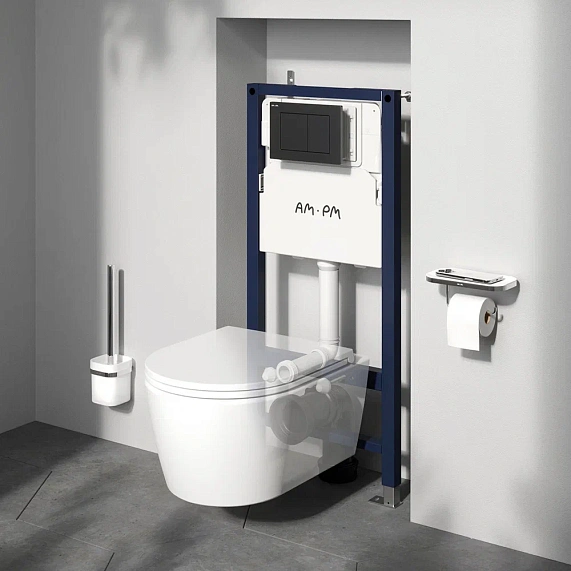 Инсталляция для подвесного унитаза AM.PM PrimeFit I012709.0251 с механ. клавишей S хром-3