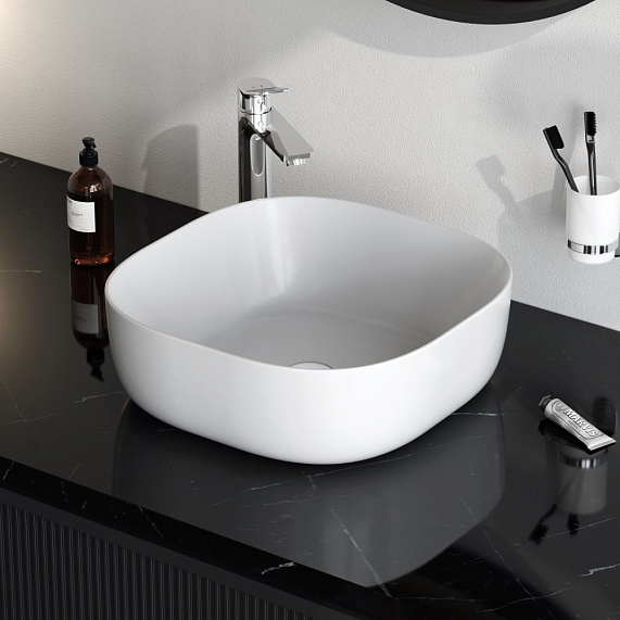 Раковина накладная 43 AM.PM Func M8FWCC30430WG белая-3