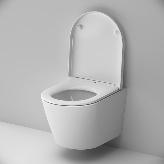 Унитаз подвесной AM.PM X-Joy C851900SC безободковый с сиденьем микролифт, белый-5