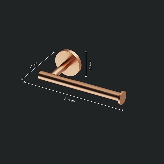 Набор аксессуаров AM.PM X-Joy розовое золото (крючок, кольцо, держатель туалетной бумаги)-4