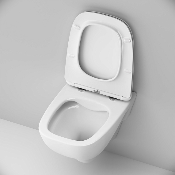 Унитаз подвесной AM.PM X-Joy C851701SC безободковый с сиденьем микролифт, белый-4