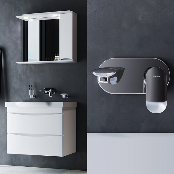 Смеситель для раковины (умывальника) AM.PM Like F8072200 хром встраиваемый-2