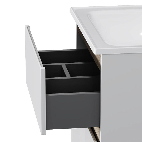Тумба с раковиной 60 AM.PM X-Joy M85AFSX06021WG напольная на ножках белый глянец-5