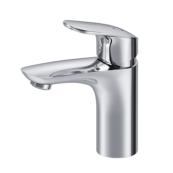 Тумба с раковиной и смесителем 65 AM.PM Like M80FSX0652WG напольная на ножках белый глянец-7