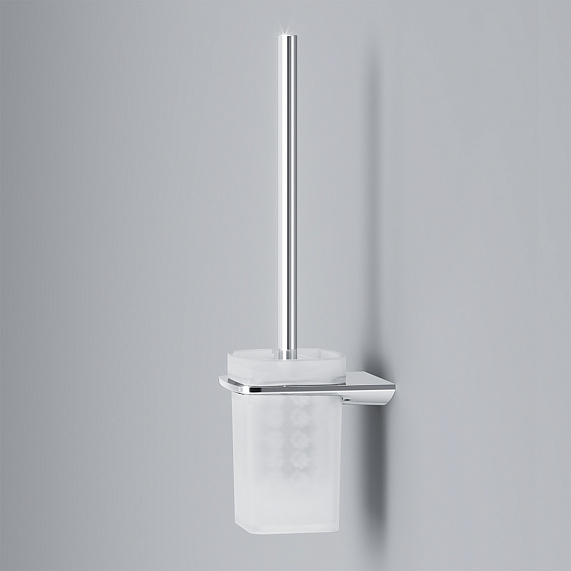 Ершик для унитаза AM.PM Inspire 2.0 A50A33400 со стеклянной настенной подставкой, хром-3