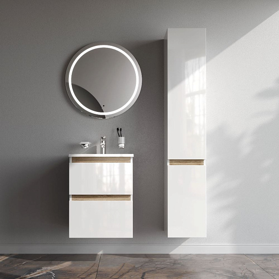 Тумба с раковиной 50 AM.PM X-Joy M85AFHX0502WG подвесная белый глянец-2