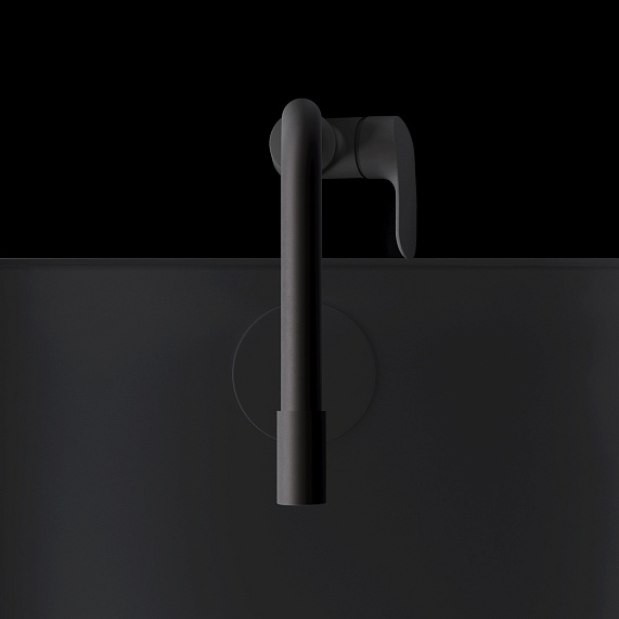 Смеситель для кухни AM.PM Like F8005722 высокий с каналом питьевой воды, черный-3