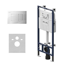 Инсталляция для подвесного унитаза AM.PM MasterFit I012710.0201 с механ. клавишей ProC S белый глянец