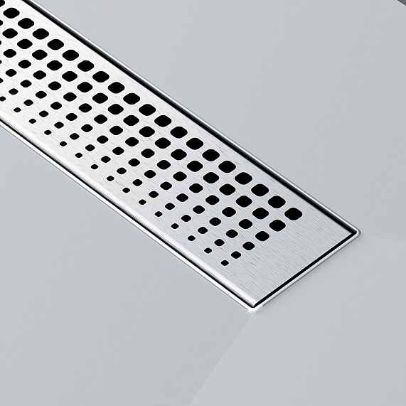 Душевой трап (лоток) 70 AM.PM MasterFlow W01SC-P11-070-01SB комбинированный затвор со стальной матовой решеткой-9