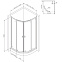 Душевой уголок с поддоном 80x80 AM.PM X-Joy W88G-205-080MT64 профиль серебристый