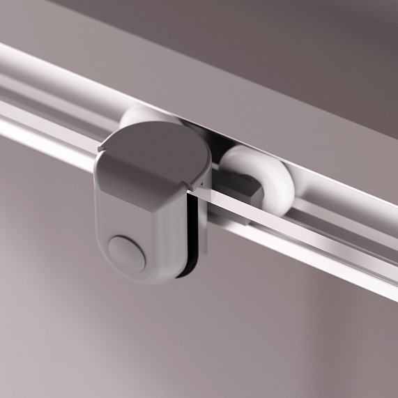 Душевая кабина 90x90 AM.PM Above W9XC-403-9090MT профиль серебристый, низкий поддон-8