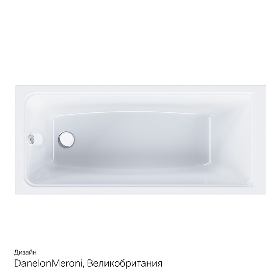 Ванна акриловая 160x70 AM.PM Gem W90A-160-070W-A белая глянцевая