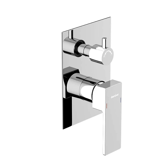 Встраиваемая душевая система Damixa Gala 953520000 хром: тропический верхний душ, ручной душ-5