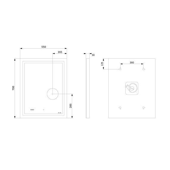 Мебель для ванной 45 AM.PM X-Joy подвесная, белый глянец подвесная-8