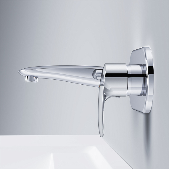 Смеситель для раковины (умывальника) AM.PM Like F8072200 хром встраиваемый-5