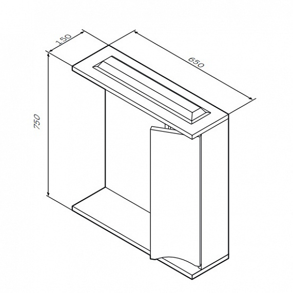 Мебель для ванной 65 AM.PM Like напольная, белый глянец напольная-5