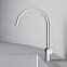 Смеситель для кухни AM.PM Func F8F07011 высокий с С-изливом, сатин