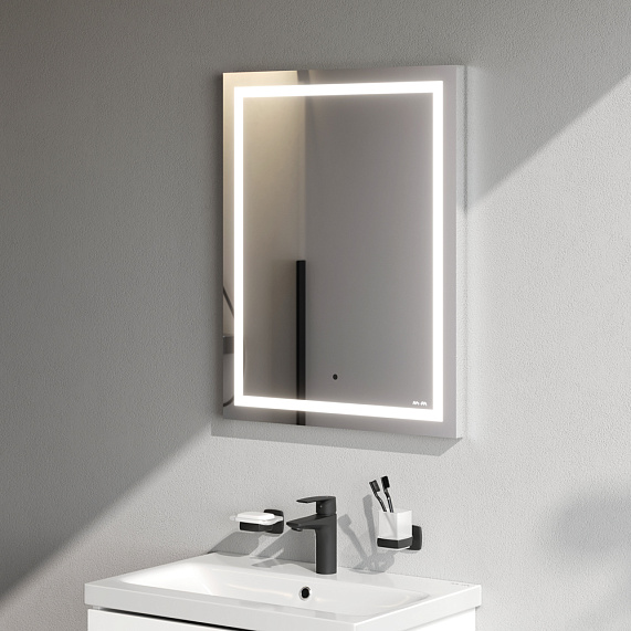 Зеркало с подсветкой в ванную прямоугольное 55 AM.PM Gem M91AMOX0551WG сенсорное-2