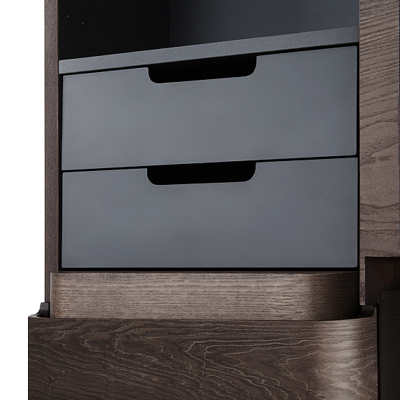 Шкаф-пенал для ванной 40 AM.PM Sensation M30CHR0406TF навесной правый табачный дуб-2