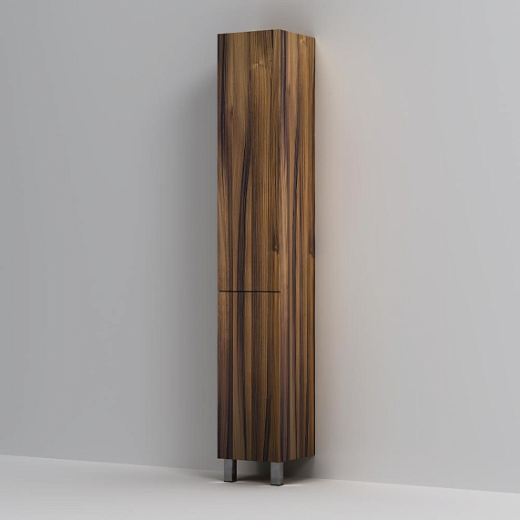 Шкаф-пенал для ванной 30 AM.PM Gem M90CSR0306HF напольный правый орех-5