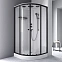 Душевая кабина 100x100 AM.PM X-Joy W94C-401-100BT профиль черный матовый, низкий поддон