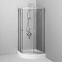 Душевой уголок с поддоном 90x90 AM.PM X-Joy W88E-205-090MT прозрачное стекло, профиль серебристый