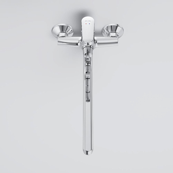 Смеситель для ванны и душа AM.PM Above F9X90200 длинный излив, хром-11